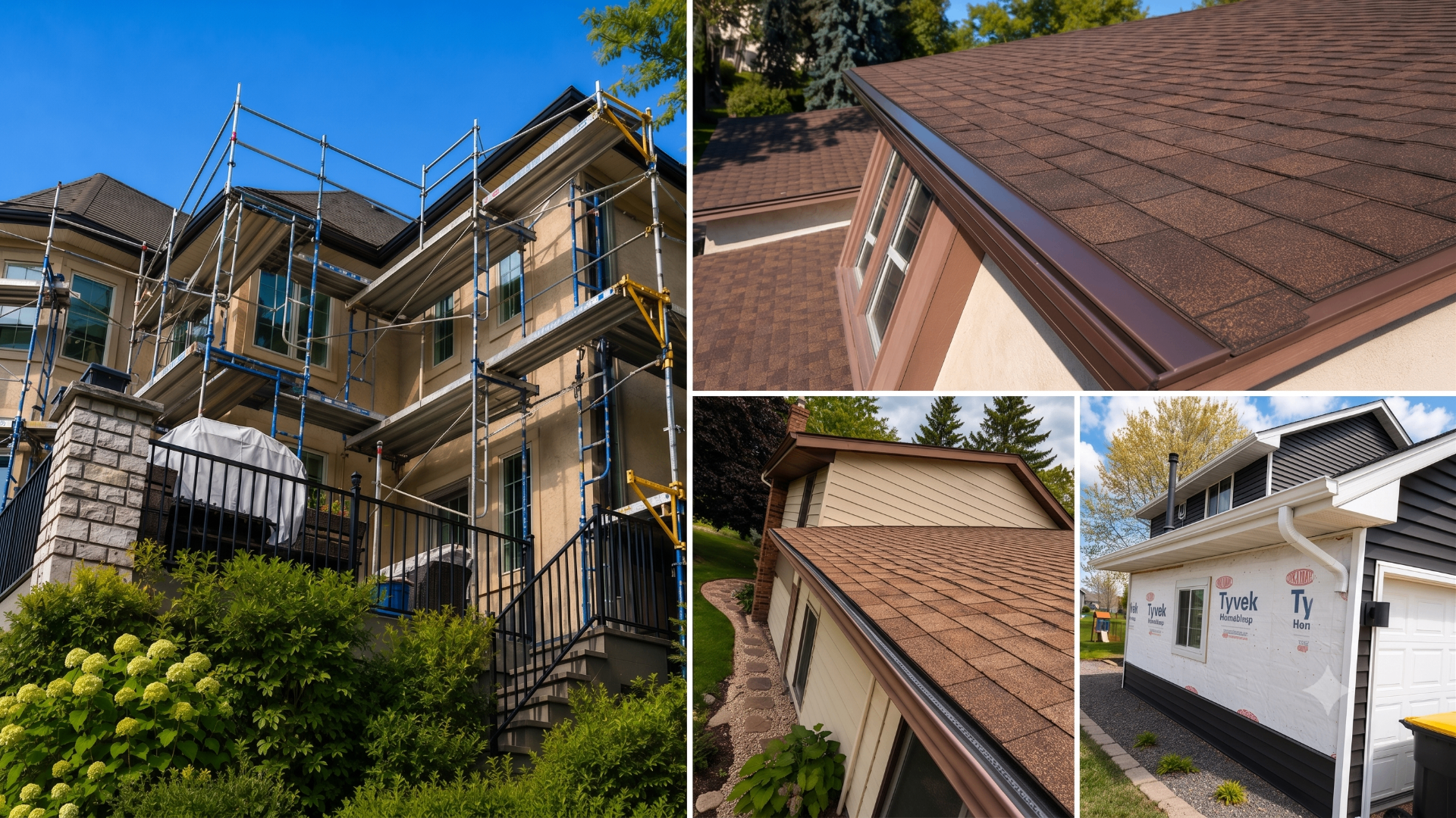 Exterior restoration in progress